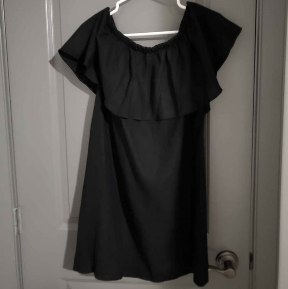 Old navy off shoulder black dress